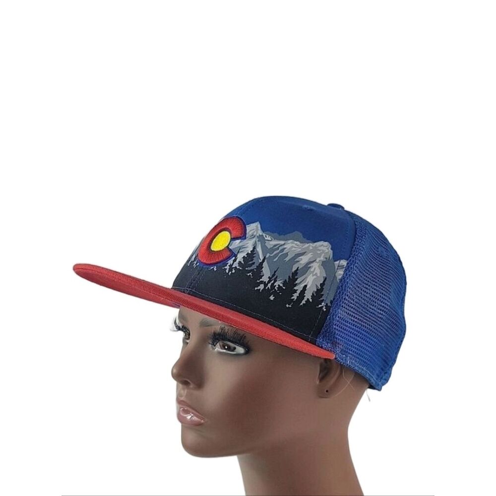 Colorado Mountain Merch Fitted Sublimation Adjustable Cap
